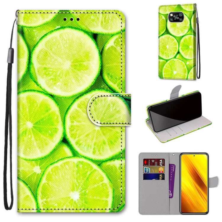Coloured Drawing Cross Texture Horizontal Flip PU Leather Case with Holder & Card Slots & Wallet & Lanyard, For Xiaomi Poco X3 NPC, For Xiaomi Mi 10T Lite, For Xiaomi Mi 10T Pro / 10T / K30s