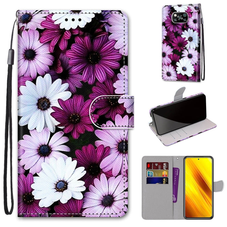 Coloured Drawing Cross Texture Horizontal Flip PU Leather Case with Holder & Card Slots & Wallet & Lanyard, For Xiaomi Poco X3 NPC, For Xiaomi Mi 10T Lite, For Xiaomi Mi 10T Pro / 10T / K30s