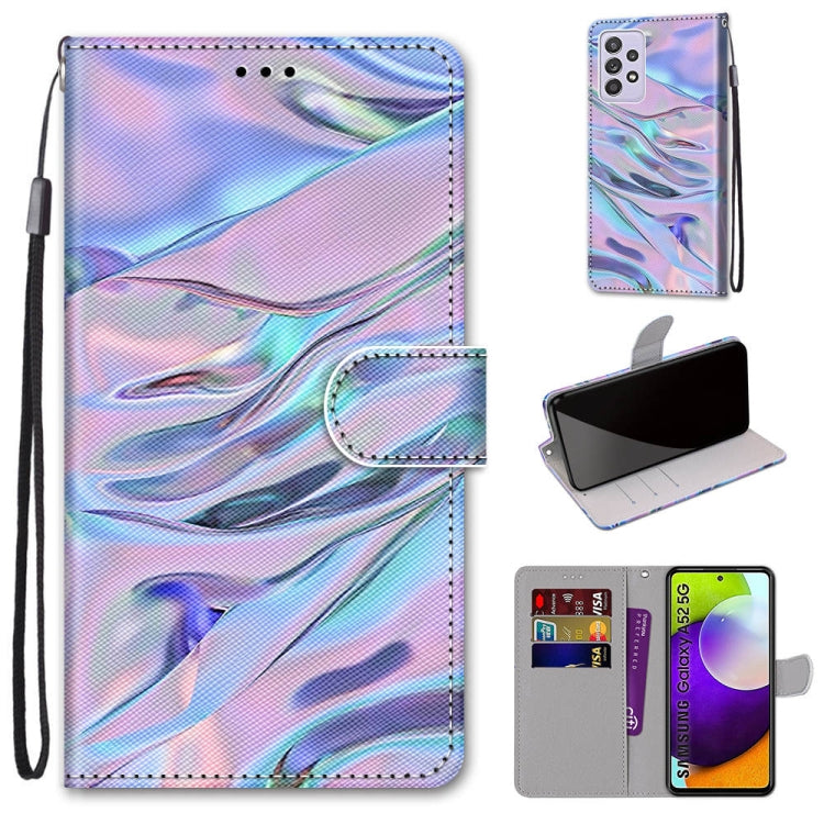 Coloured Drawing Cross Texture Horizontal Flip PU Leather Case with Holder & Card Slots & Wallet & Lanyard, For Samsung Galaxy A52 5G, For Samsung Galaxy A72 5G / 4G, For Xiaomi Poco M3, For Xiaomi Redmi Note 9 5G / Note 9T