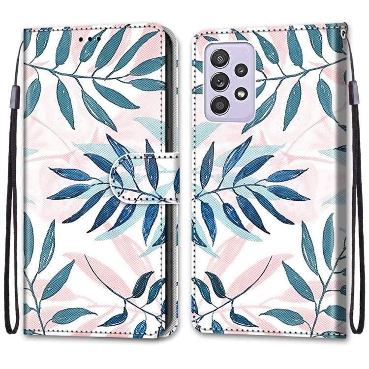 Coloured Drawing Cross Texture Horizontal Flip PU Leather Case with Holder & Card Slots & Wallet & Lanyard, For Samsung Galaxy A52 5G, For Samsung Galaxy A72 5G / 4G, For Xiaomi Poco M3, For Xiaomi Redmi Note 9 5G / Note 9T