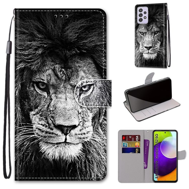 Coloured Drawing Cross Texture Horizontal Flip PU Leather Case with Holder & Card Slots & Wallet & Lanyard, For Samsung Galaxy A52 5G, For Samsung Galaxy A72 5G / 4G, For Xiaomi Poco M3, For Xiaomi Redmi Note 9 5G / Note 9T