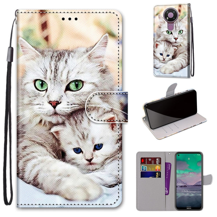 Coloured Drawing Cross Texture Horizontal Flip PU Leather Case with Holder & Card Slots & Wallet & Lanyard, For Huawei Y9a, For Honor 10X Lite, For Nokia 2.4, For Nokia 3.4