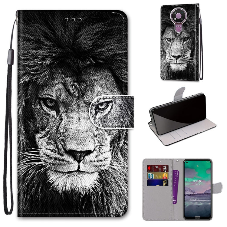 Coloured Drawing Cross Texture Horizontal Flip PU Leather Case with Holder & Card Slots & Wallet & Lanyard, For Huawei Y9a, For Honor 10X Lite, For Nokia 2.4, For Nokia 3.4