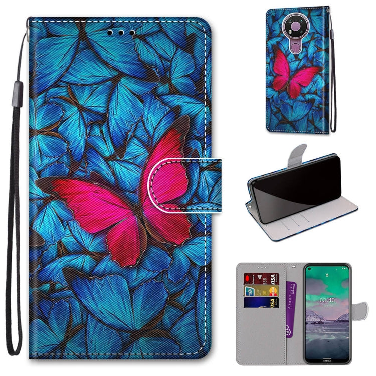 Coloured Drawing Cross Texture Horizontal Flip PU Leather Case with Holder & Card Slots & Wallet & Lanyard, For Huawei Y9a, For Honor 10X Lite, For Nokia 2.4, For Nokia 3.4
