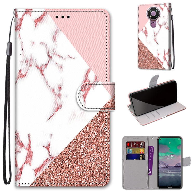 Coloured Drawing Cross Texture Horizontal Flip PU Leather Case with Holder & Card Slots & Wallet & Lanyard, For Huawei Y9a, For Honor 10X Lite, For Nokia 2.4, For Nokia 3.4