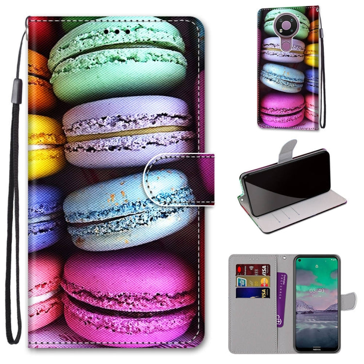 Coloured Drawing Cross Texture Horizontal Flip PU Leather Case with Holder & Card Slots & Wallet & Lanyard, For Huawei Y9a, For Honor 10X Lite, For Nokia 2.4, For Nokia 3.4