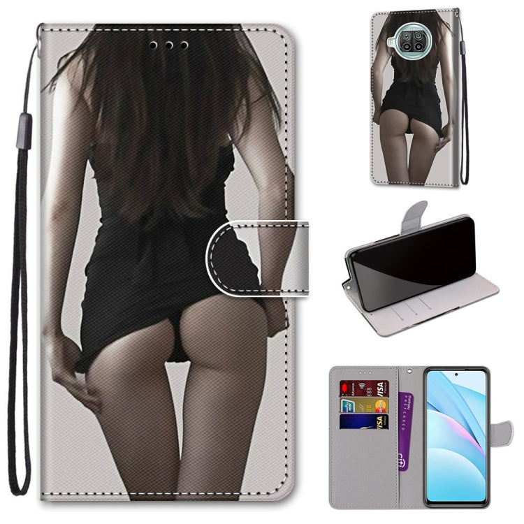 Coloured Drawing Cross Texture Horizontal Flip PU Leather Case with Holder & Card Slots & Wallet & Lanyard, For Xiaomi Poco X3 NPC, For Xiaomi Mi 10T Lite, For Xiaomi Mi 10T Pro / 10T / K30s