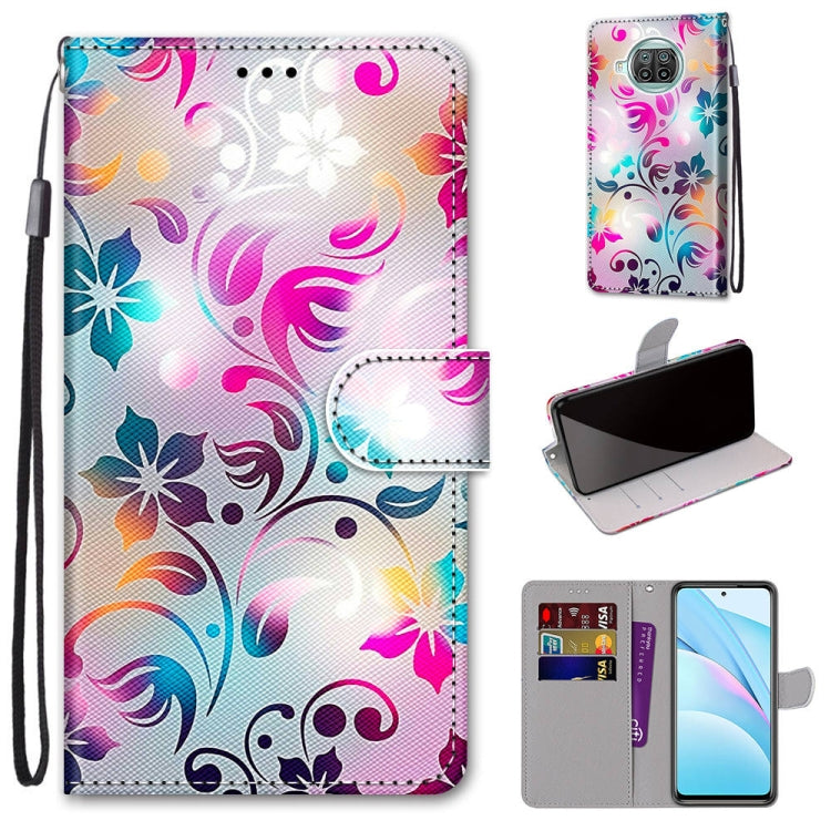 Coloured Drawing Cross Texture Horizontal Flip PU Leather Case with Holder & Card Slots & Wallet & Lanyard, For Xiaomi Poco X3 NPC, For Xiaomi Mi 10T Lite, For Xiaomi Mi 10T Pro / 10T / K30s