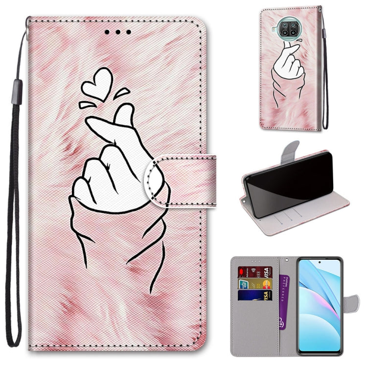 Coloured Drawing Cross Texture Horizontal Flip PU Leather Case with Holder & Card Slots & Wallet & Lanyard, For Xiaomi Poco X3 NPC, For Xiaomi Mi 10T Lite, For Xiaomi Mi 10T Pro / 10T / K30s