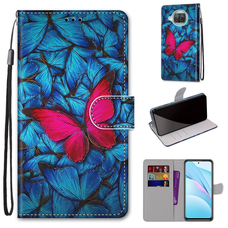 Coloured Drawing Cross Texture Horizontal Flip PU Leather Case with Holder & Card Slots & Wallet & Lanyard, For Xiaomi Poco X3 NPC, For Xiaomi Mi 10T Lite, For Xiaomi Mi 10T Pro / 10T / K30s