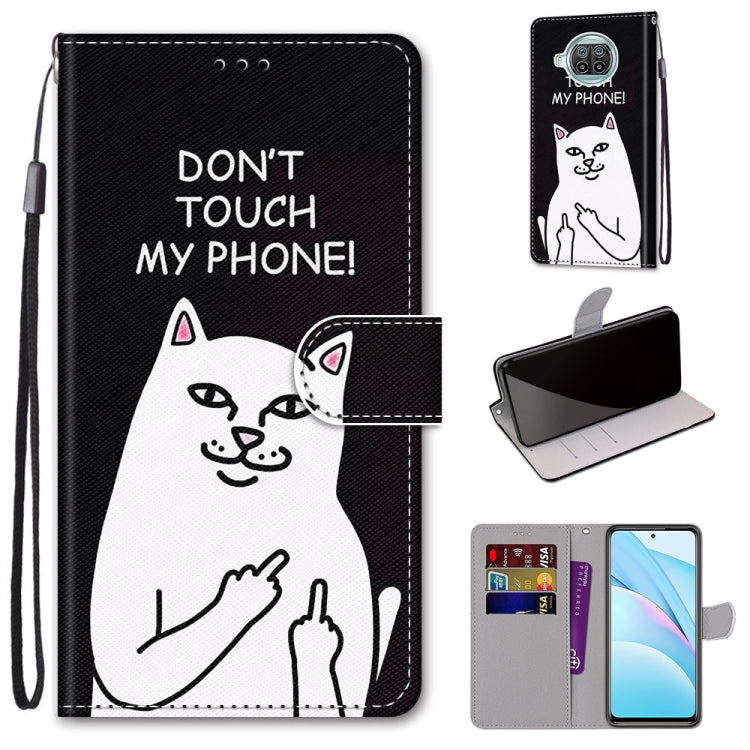 Coloured Drawing Cross Texture Horizontal Flip PU Leather Case with Holder & Card Slots & Wallet & Lanyard, For Xiaomi Poco X3 NPC, For Xiaomi Mi 10T Lite, For Xiaomi Mi 10T Pro / 10T / K30s