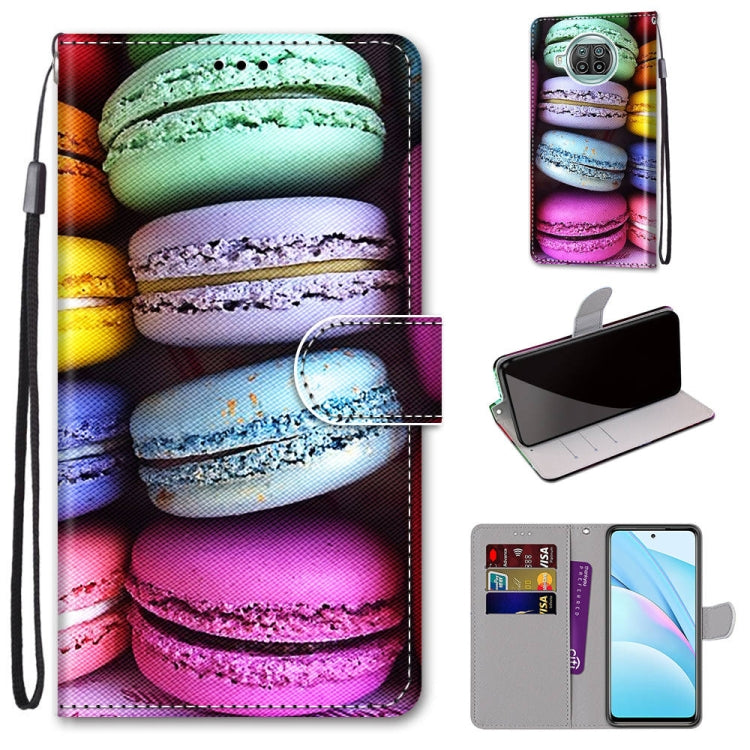 Coloured Drawing Cross Texture Horizontal Flip PU Leather Case with Holder & Card Slots & Wallet & Lanyard, For Xiaomi Poco X3 NPC, For Xiaomi Mi 10T Lite, For Xiaomi Mi 10T Pro / 10T / K30s