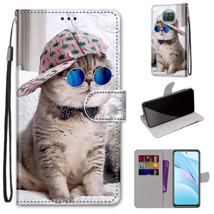 Coloured Drawing Cross Texture Horizontal Flip PU Leather Case with Holder & Card Slots & Wallet & Lanyard, For Xiaomi Poco X3 NPC, For Xiaomi Mi 10T Lite, For Xiaomi Mi 10T Pro / 10T / K30s