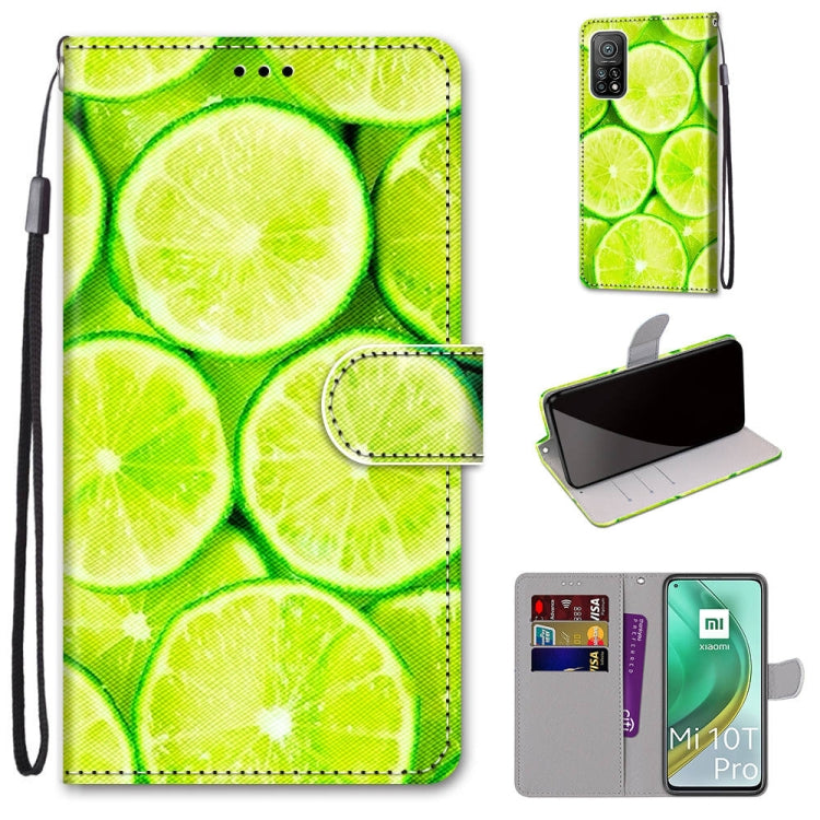 Coloured Drawing Cross Texture Horizontal Flip PU Leather Case with Holder & Card Slots & Wallet & Lanyard, For Xiaomi Poco X3 NPC, For Xiaomi Mi 10T Lite, For Xiaomi Mi 10T Pro / 10T / K30s