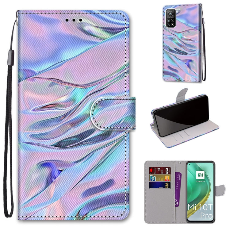Coloured Drawing Cross Texture Horizontal Flip PU Leather Case with Holder & Card Slots & Wallet & Lanyard, For Xiaomi Poco X3 NPC, For Xiaomi Mi 10T Lite, For Xiaomi Mi 10T Pro / 10T / K30s