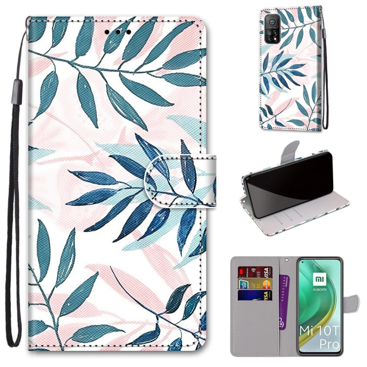Coloured Drawing Cross Texture Horizontal Flip PU Leather Case with Holder & Card Slots & Wallet & Lanyard, For Xiaomi Poco X3 NPC, For Xiaomi Mi 10T Lite, For Xiaomi Mi 10T Pro / 10T / K30s