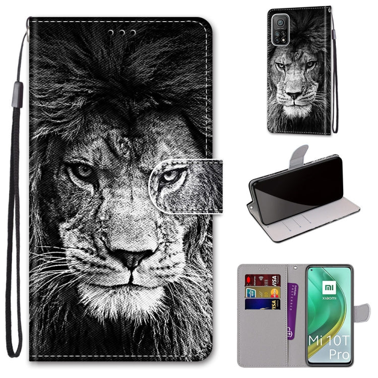 Coloured Drawing Cross Texture Horizontal Flip PU Leather Case with Holder & Card Slots & Wallet & Lanyard, For Xiaomi Poco X3 NPC, For Xiaomi Mi 10T Lite, For Xiaomi Mi 10T Pro / 10T / K30s