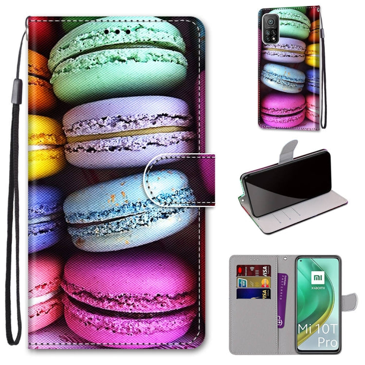 Coloured Drawing Cross Texture Horizontal Flip PU Leather Case with Holder & Card Slots & Wallet & Lanyard, For Xiaomi Poco X3 NPC, For Xiaomi Mi 10T Lite, For Xiaomi Mi 10T Pro / 10T / K30s