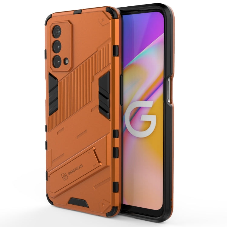 Punk Armor 2 in 1 PC + TPU Shockproof Case with Invisible Holder, For OPPO A93 5G, For OPPO A53 4G, For OPPO F17 Pro, For Realme C15, For Realme 7 Pro, For Realme 7, For OPPO Reno5 5G, For OPPO Reno5 Pro, For OPPO Reno5 Pro+, For Realme V15������������...