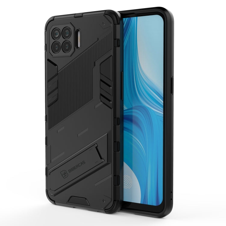 Punk Armor 2 in 1 PC + TPU Shockproof Case with Invisible Holder, For OPPO A93 5G, For OPPO A53 4G, For OPPO F17 Pro, For Realme C15, For Realme 7 Pro, For Realme 7, For OPPO Reno5 5G, For OPPO Reno5 Pro, For OPPO Reno5 Pro+, For Realme V15������������...