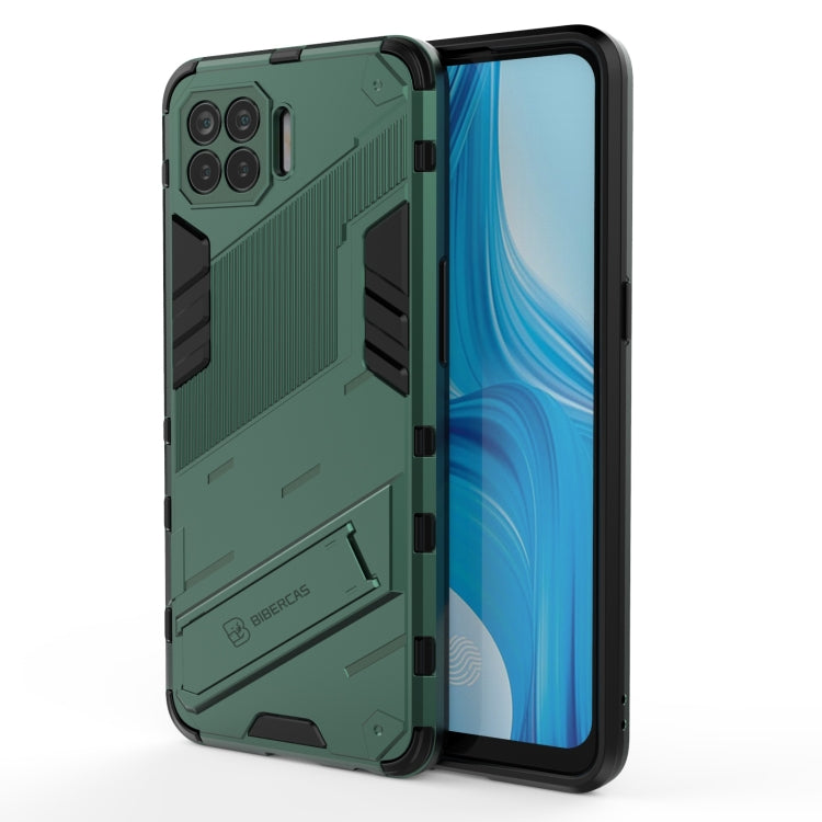 Punk Armor 2 in 1 PC + TPU Shockproof Case with Invisible Holder, For OPPO A93 5G, For OPPO A53 4G, For OPPO F17 Pro, For Realme C15, For Realme 7 Pro, For Realme 7, For OPPO Reno5 5G, For OPPO Reno5 Pro, For OPPO Reno5 Pro+, For Realme V15������������...
