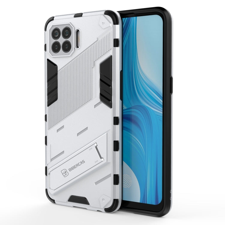 Punk Armor 2 in 1 PC + TPU Shockproof Case with Invisible Holder, For OPPO A93 5G, For OPPO A53 4G, For OPPO F17 Pro, For Realme C15, For Realme 7 Pro, For Realme 7, For OPPO Reno5 5G, For OPPO Reno5 Pro, For OPPO Reno5 Pro+, For Realme V15������������...