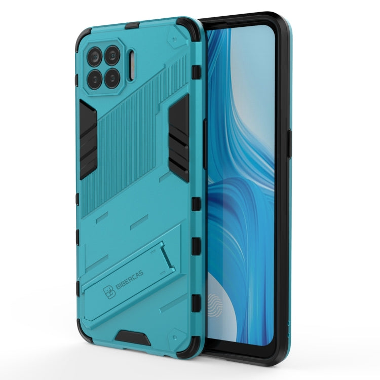 Punk Armor 2 in 1 PC + TPU Shockproof Case with Invisible Holder, For OPPO A93 5G, For OPPO A53 4G, For OPPO F17 Pro, For Realme C15, For Realme 7 Pro, For Realme 7, For OPPO Reno5 5G, For OPPO Reno5 Pro, For OPPO Reno5 Pro+, For Realme V15������������...