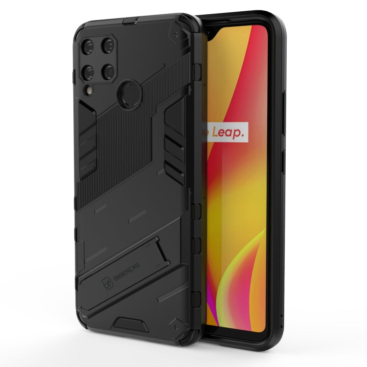 Punk Armor 2 in 1 PC + TPU Shockproof Case with Invisible Holder, For OPPO A93 5G, For OPPO A53 4G, For OPPO F17 Pro, For Realme C15, For Realme 7 Pro, For Realme 7, For OPPO Reno5 5G, For OPPO Reno5 Pro, For OPPO Reno5 Pro+, For Realme V15������������...