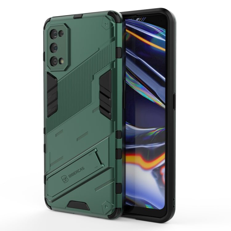 Punk Armor 2 in 1 PC + TPU Shockproof Case with Invisible Holder, For OPPO A93 5G, For OPPO A53 4G, For OPPO F17 Pro, For Realme C15, For Realme 7 Pro, For Realme 7, For OPPO Reno5 5G, For OPPO Reno5 Pro, For OPPO Reno5 Pro+, For Realme V15������������...