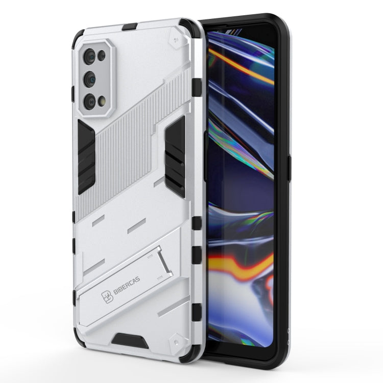 Punk Armor 2 in 1 PC + TPU Shockproof Case with Invisible Holder, For OPPO A93 5G, For OPPO A53 4G, For OPPO F17 Pro, For Realme C15, For Realme 7 Pro, For Realme 7, For OPPO Reno5 5G, For OPPO Reno5 Pro, For OPPO Reno5 Pro+, For Realme V15������������...