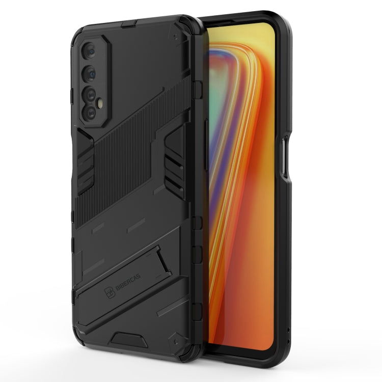 Punk Armor 2 in 1 PC + TPU Shockproof Case with Invisible Holder, For OPPO A93 5G, For OPPO A53 4G, For OPPO F17 Pro, For Realme C15, For Realme 7 Pro, For Realme 7, For OPPO Reno5 5G, For OPPO Reno5 Pro, For OPPO Reno5 Pro+, For Realme V15������������...