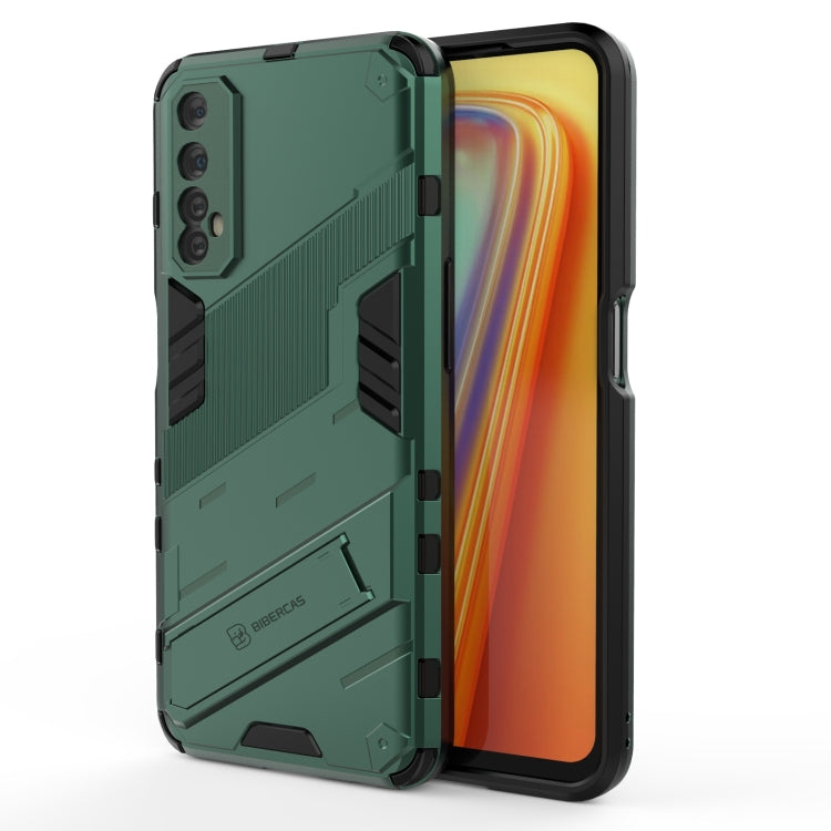 Punk Armor 2 in 1 PC + TPU Shockproof Case with Invisible Holder, For OPPO A93 5G, For OPPO A53 4G, For OPPO F17 Pro, For Realme C15, For Realme 7 Pro, For Realme 7, For OPPO Reno5 5G, For OPPO Reno5 Pro, For OPPO Reno5 Pro+, For Realme V15������������...