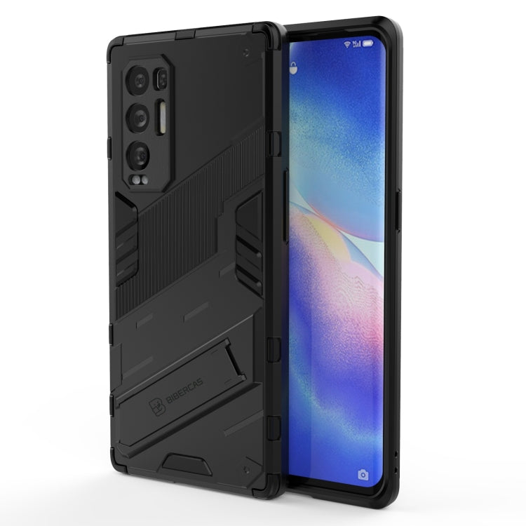 Punk Armor 2 in 1 PC + TPU Shockproof Case with Invisible Holder, For OPPO A93 5G, For OPPO A53 4G, For OPPO F17 Pro, For Realme C15, For Realme 7 Pro, For Realme 7, For OPPO Reno5 5G, For OPPO Reno5 Pro, For OPPO Reno5 Pro+, For Realme V15������������...