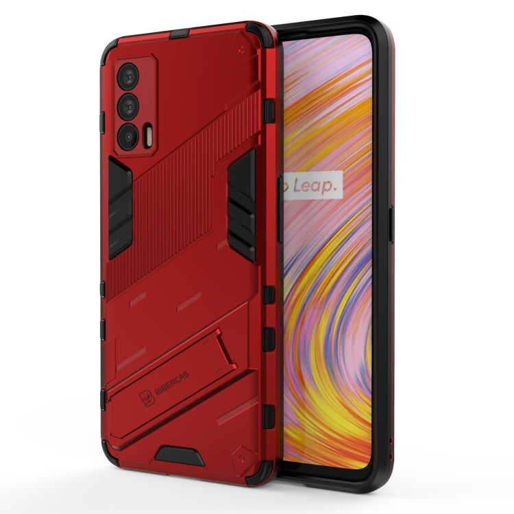 Punk Armor 2 in 1 PC + TPU Shockproof Case with Invisible Holder, For OPPO A93 5G, For OPPO A53 4G, For OPPO F17 Pro, For Realme C15, For Realme 7 Pro, For Realme 7, For OPPO Reno5 5G, For OPPO Reno5 Pro, For OPPO Reno5 Pro+, For Realme V15������������...
