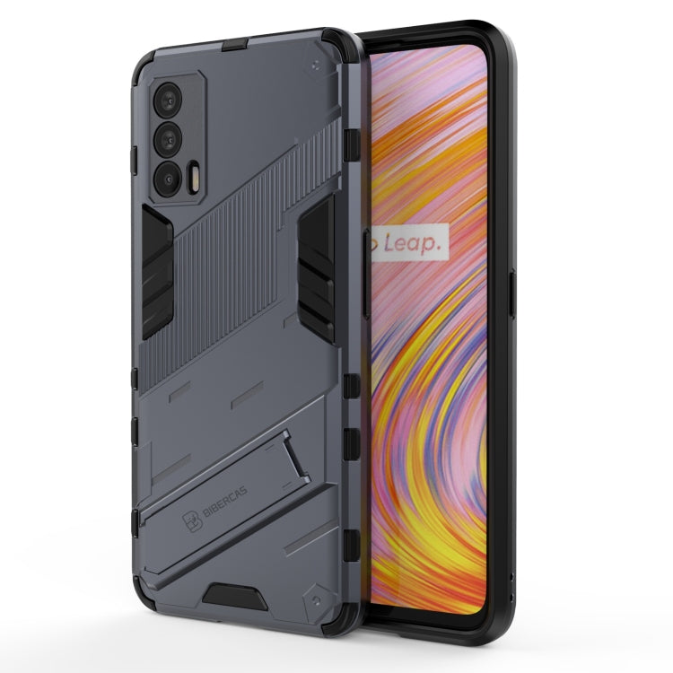 Punk Armor 2 in 1 PC + TPU Shockproof Case with Invisible Holder, For OPPO A93 5G, For OPPO A53 4G, For OPPO F17 Pro, For Realme C15, For Realme 7 Pro, For Realme 7, For OPPO Reno5 5G, For OPPO Reno5 Pro, For OPPO Reno5 Pro+, For Realme V15������������...