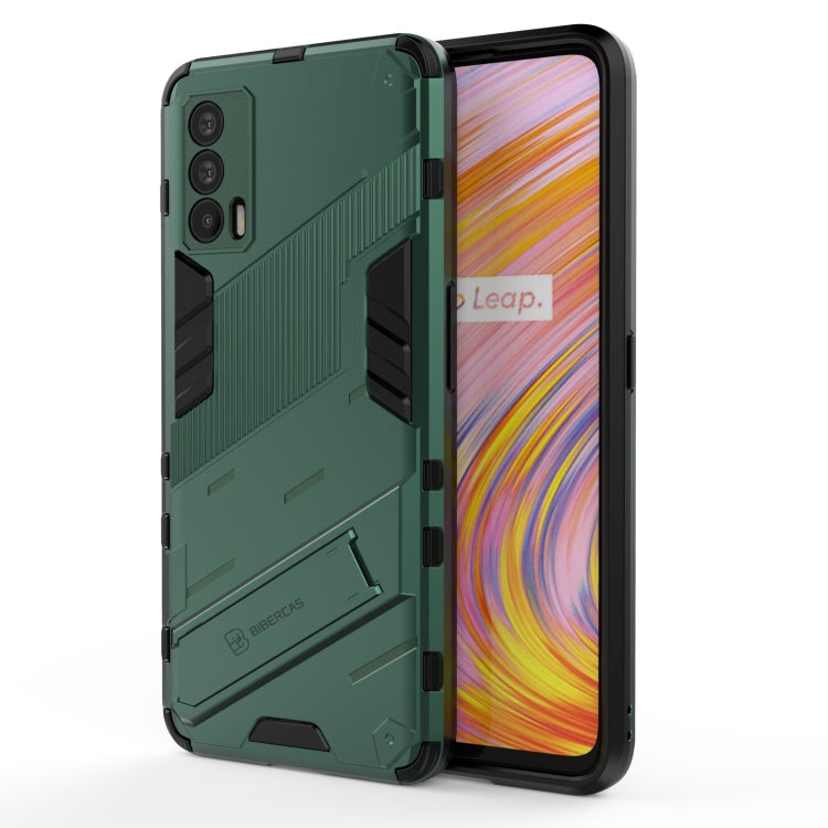 Punk Armor 2 in 1 PC + TPU Shockproof Case with Invisible Holder, For OPPO A93 5G, For OPPO A53 4G, For OPPO F17 Pro, For Realme C15, For Realme 7 Pro, For Realme 7, For OPPO Reno5 5G, For OPPO Reno5 Pro, For OPPO Reno5 Pro+, For Realme V15������������...