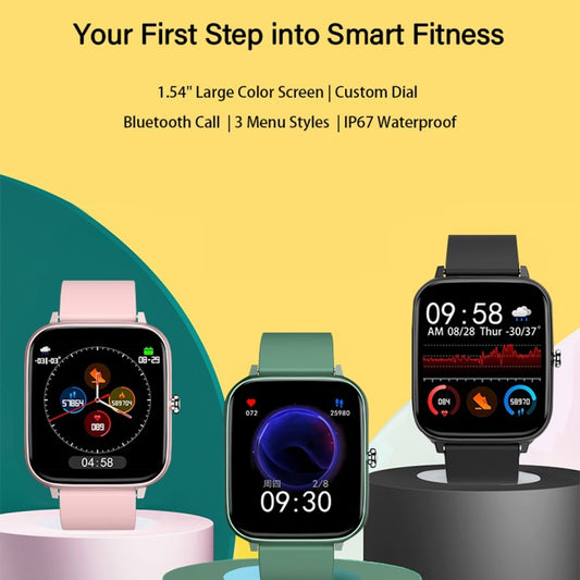 P6 1.54 inch TFT Color Screen IP68 Waterproof Smart Bracket, Support Bluetooth Call / Sleep Monitoring / Heart Rate Monitoring