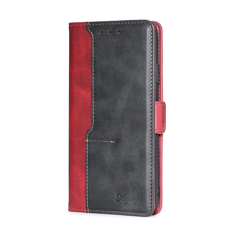 Retro Texture Contrast Color Side Buckle Horizontal Flip Leather Case with Holder & Card Slots & Wallet, For vivo Y52s 5G, For Google Pixel 4a, For Google Pixel 5