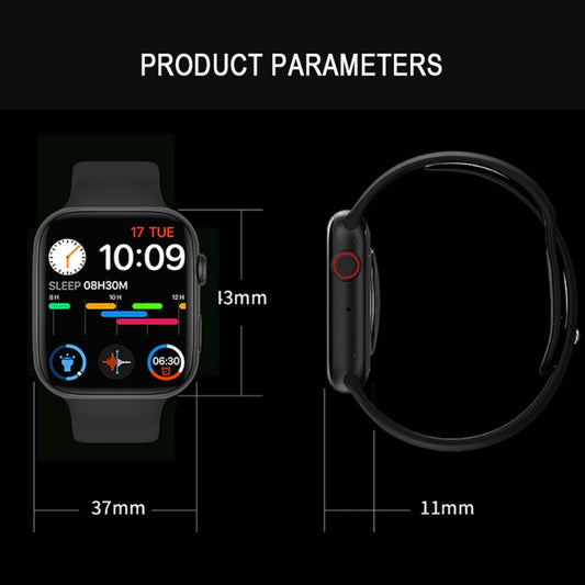 DW35PRO 1.75 inch Color Screen IPX7 Waterproof Smart Watch, Support Bluetooth Answer & Reject / Sleep Monitoring / Heart Rate Monitoring, Style: Silicone Strap