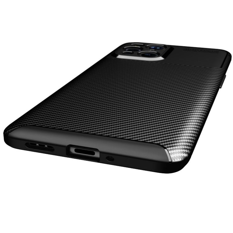 Carbon Fiber Texture Shockproof TPU Case, For OPPO Find X3