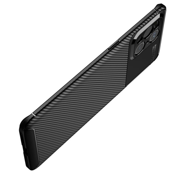 Carbon Fiber Texture Shockproof TPU Case, For OPPO Find X3