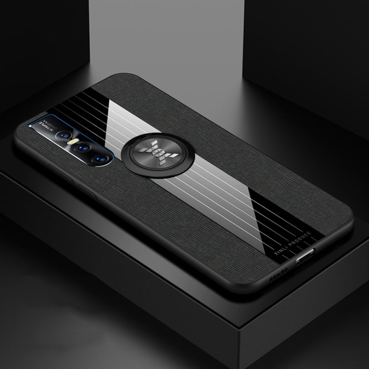 XINLI Stitching Cloth Textue Shockproof TPU Protective Case with Ring Holder, For Vivo S1 Pro, For Vivo S1 / V15, For Vivo V11 / X21S, For Vivo IQOO NEO, For Vivo V11i / Z3i, For Vivo X9, For Vivo X9 Plus, For Vivo X9s Plus, For Vivo X20, For Vivo X21�...