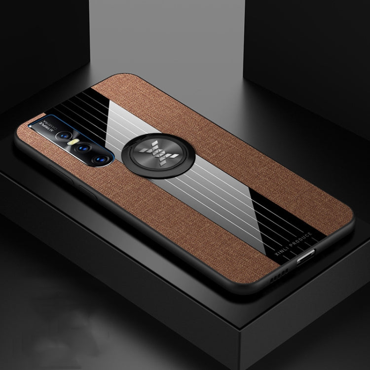 XINLI Stitching Cloth Textue Shockproof TPU Protective Case with Ring Holder, For Vivo S1 Pro, For Vivo S1 / V15, For Vivo V11 / X21S, For Vivo IQOO NEO, For Vivo V11i / Z3i, For Vivo X9, For Vivo X9 Plus, For Vivo X9s Plus, For Vivo X20, For Vivo X21�...