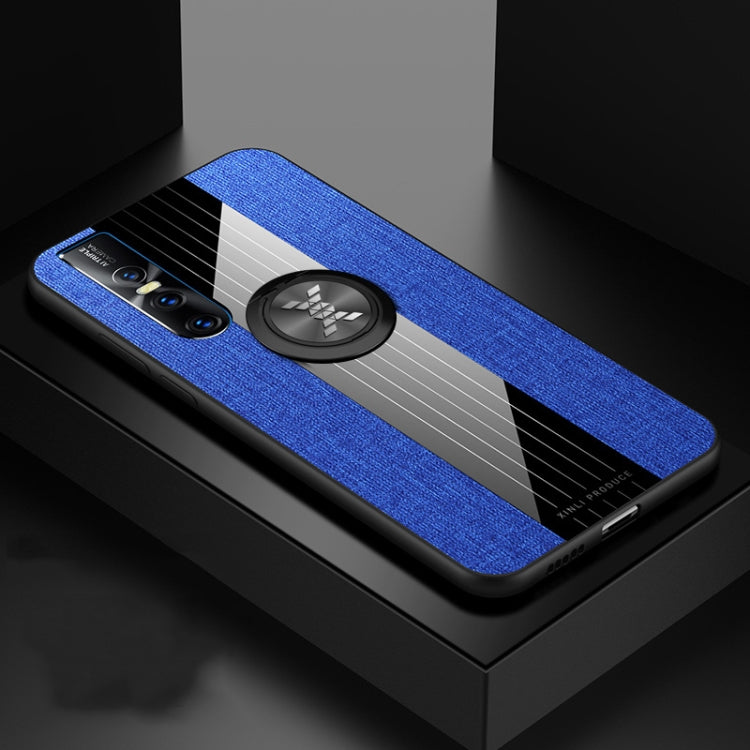 XINLI Stitching Cloth Textue Shockproof TPU Protective Case with Ring Holder, For Vivo S1 Pro, For Vivo S1 / V15, For Vivo V11 / X21S, For Vivo IQOO NEO, For Vivo V11i / Z3i, For Vivo X9, For Vivo X9 Plus, For Vivo X9s Plus, For Vivo X20, For Vivo X21�...