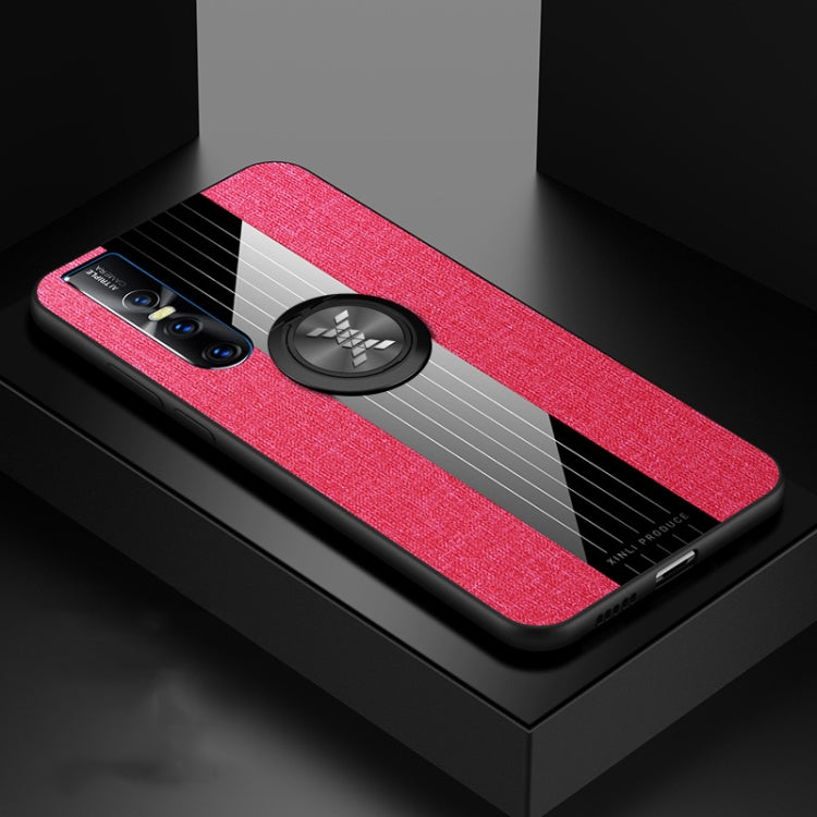 XINLI Stitching Cloth Textue Shockproof TPU Protective Case with Ring Holder, For Vivo S1 Pro, For Vivo S1 / V15, For Vivo V11 / X21S, For Vivo IQOO NEO, For Vivo V11i / Z3i, For Vivo X9, For Vivo X9 Plus, For Vivo X9s Plus, For Vivo X20, For Vivo X21�...