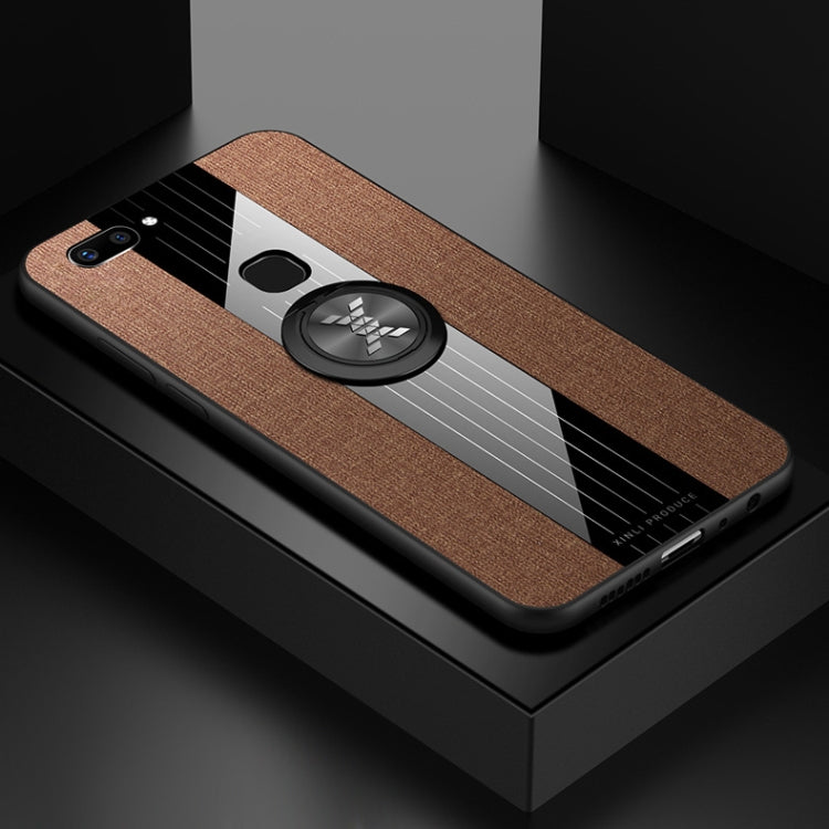 XINLI Stitching Cloth Textue Shockproof TPU Protective Case with Ring Holder, For Vivo S1 Pro, For Vivo S1 / V15, For Vivo V11 / X21S, For Vivo IQOO NEO, For Vivo V11i / Z3i, For Vivo X9, For Vivo X9 Plus, For Vivo X9s Plus, For Vivo X20, For Vivo X21�...