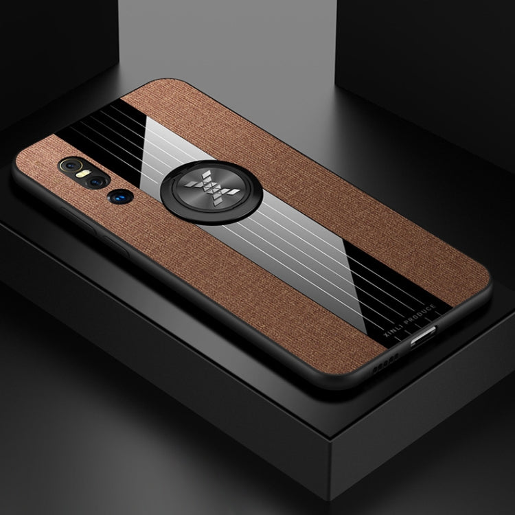 XINLI Stitching Cloth Textue Shockproof TPU Protective Case with Ring Holder, For Vivo S1 Pro, For Vivo S1 / V15, For Vivo V11 / X21S, For Vivo IQOO NEO, For Vivo V11i / Z3i, For Vivo X9, For Vivo X9 Plus, For Vivo X9s Plus, For Vivo X20, For Vivo X21�...