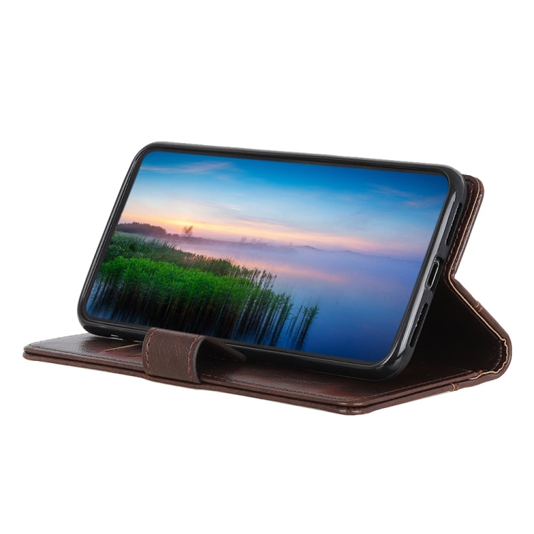 Copper Buckle Nappa Texture Horizontal Flip Leather Case with Holder & Card Slots & Wallet, For Xiaomi Redmi Note 10 Pro
