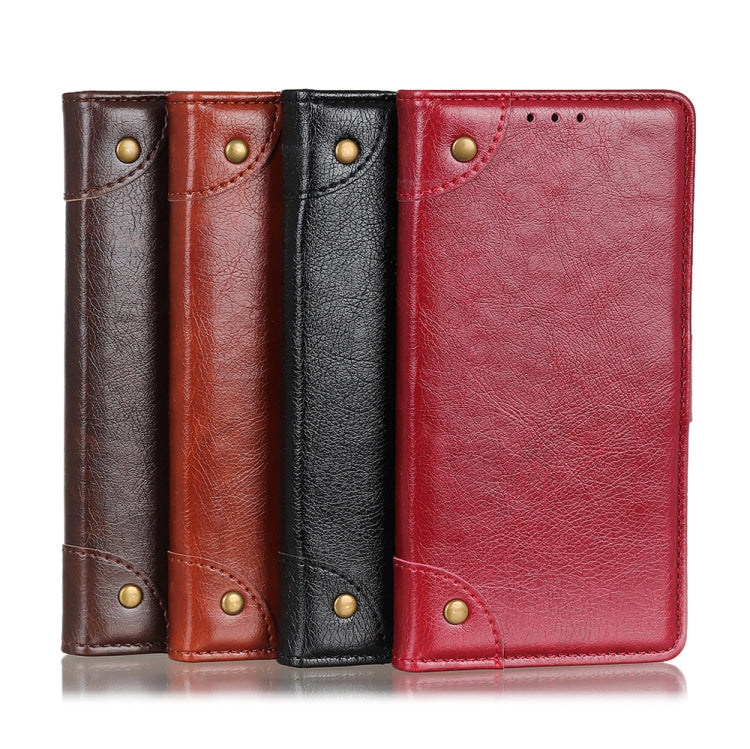 Copper Buckle Nappa Texture Horizontal Flip Leather Case with Holder & Card Slots & Wallet, For Xiaomi Redmi Note 10 Pro