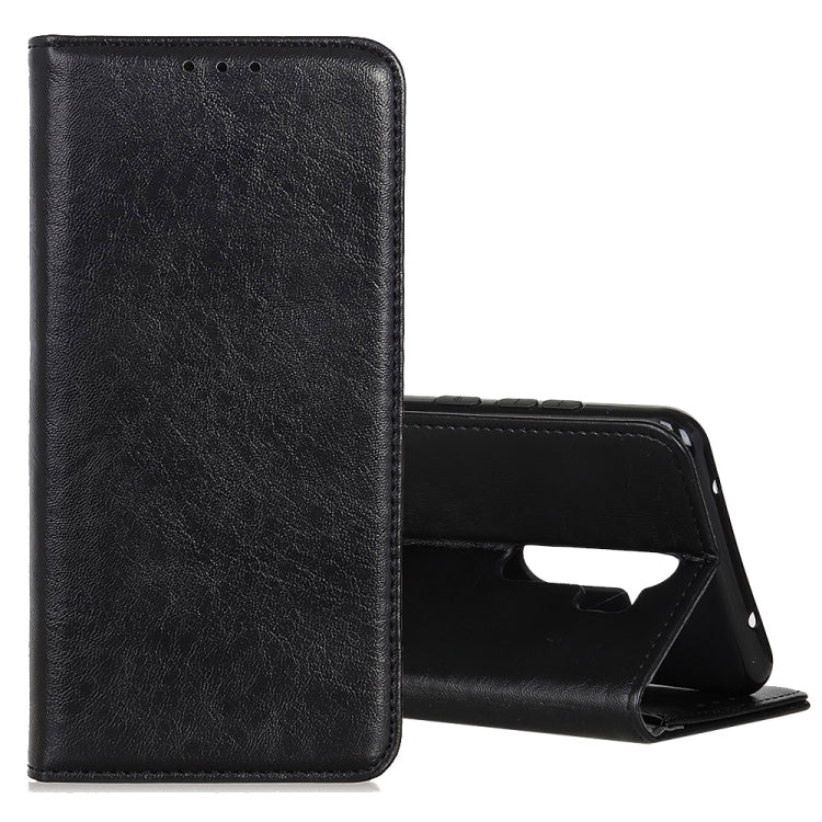 Magnetic Retro Crazy Horse Texture Horizontal Flip Leather Case with Holder & Card Slots, For OPPO A9 (2020)